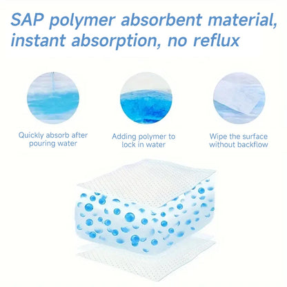 10pcs Absorbent Adult Diaper Disposable Nursing Pad Protective Underwear Incontinence Postpartum For Women Man Patients Elderly