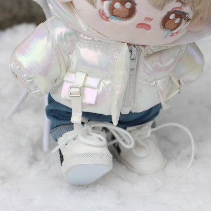 20CM Cotton Doll Jacket Cotton Jacket Without Attributes Cotton Doll Hooded Winter Clothes Doll Clothes
