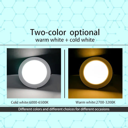 LED Downlight 5W 9W 12W 15W 18W White Body Round Led Ceiling Light DC 12V 24V AC 110V 220V Bedroom Kitchen Indoor LED Lighting