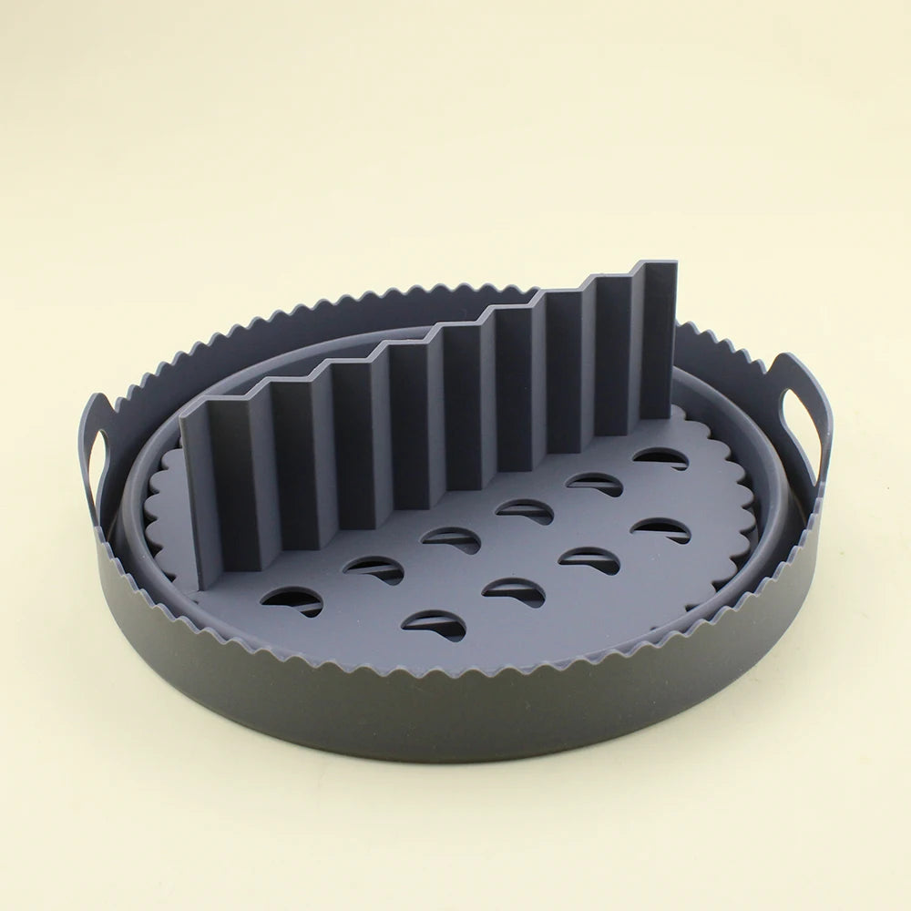 Food Safe Silicone Pot Air Fryer Liners Reusable Heat Resistant reasonable price eazy clean air fryer silicone liners