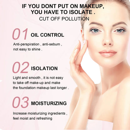 Face Primer Makeup Base gel Invisible concealer moisturizing firm skin isolation cream Long Lasting Waterproof Brighten Cosmetic