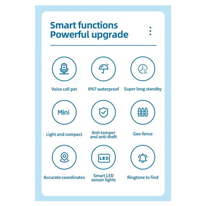 AAAEL-4G GPS Pet Tracker Voice Monitor Pet Dog Cats Gps Anti Loss Mini Tracker IP67 Waterproof GPS Locator Free APP