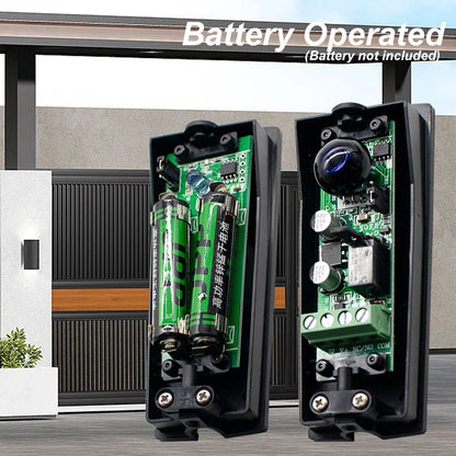 12m garage sliding door gate opener barrier gate Safety beam Sensor/Battery power Infrared Photocell Gate & Door sensor