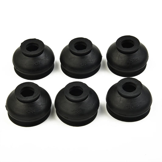 6x Car Suspension Steering Ball Dust Cover Turn Rods Ends Set Parts Accessories Universal Chassis Parts