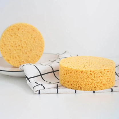 25 Pcs Compression Face Puff Spa Sponge Cellulose Cleaning Sponges Washing Cleaner Facial Estheticians Natural Dish