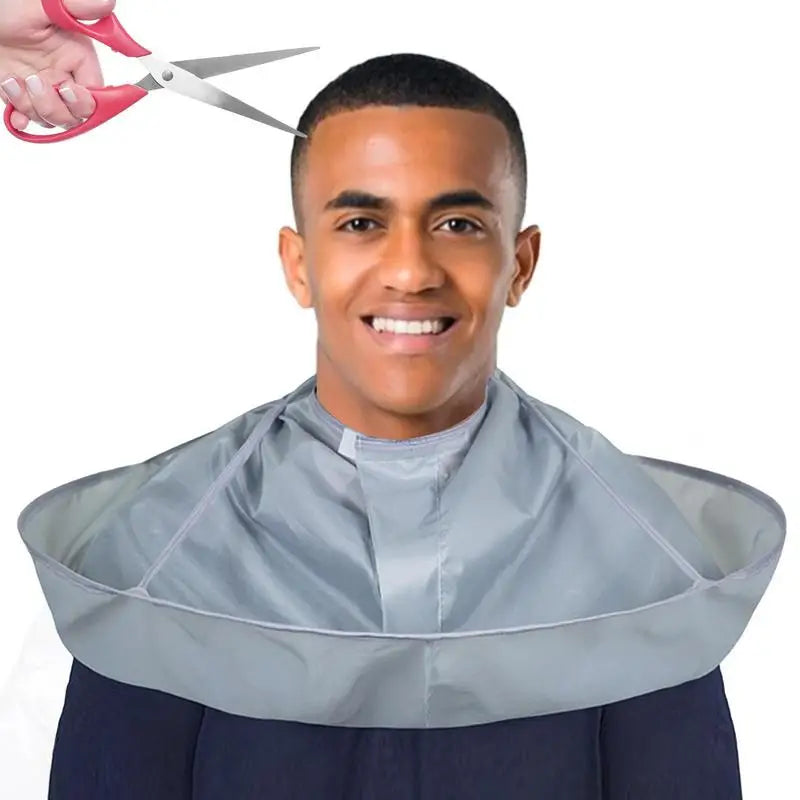 Barber Cape 60cm Umbrella Shape Salon Hair Styling Cape for Adults Men Women Hairdressing Supplies for Hair Cutting Coloring
