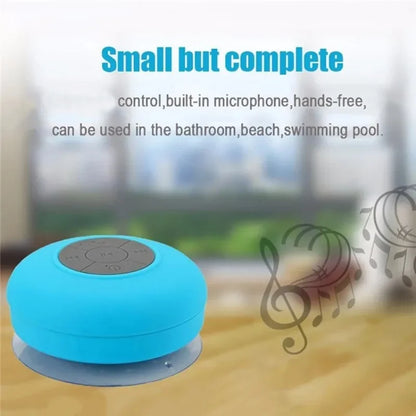 Wireless Bluetooth Waterproof Speaker With Suction Cup Sound For Car, Shower Sound