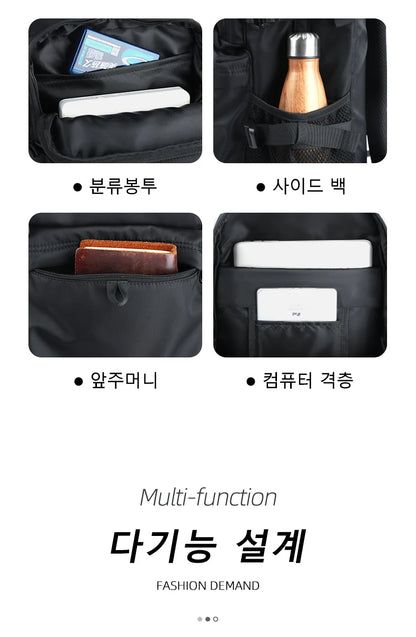 Laptop Backpack for Men, Light Weight Casual Daypack, Large Space Waterproof Travel Backpack, School Bookbag for Teenage