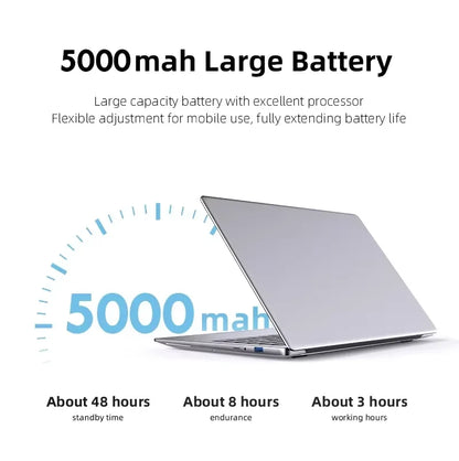 Laptop Computer 14.1" Intel 12GB RAM 1TB 2TB SSD Windows 11 Notebook Office Learn Recreation Entertainment Portable Laptops