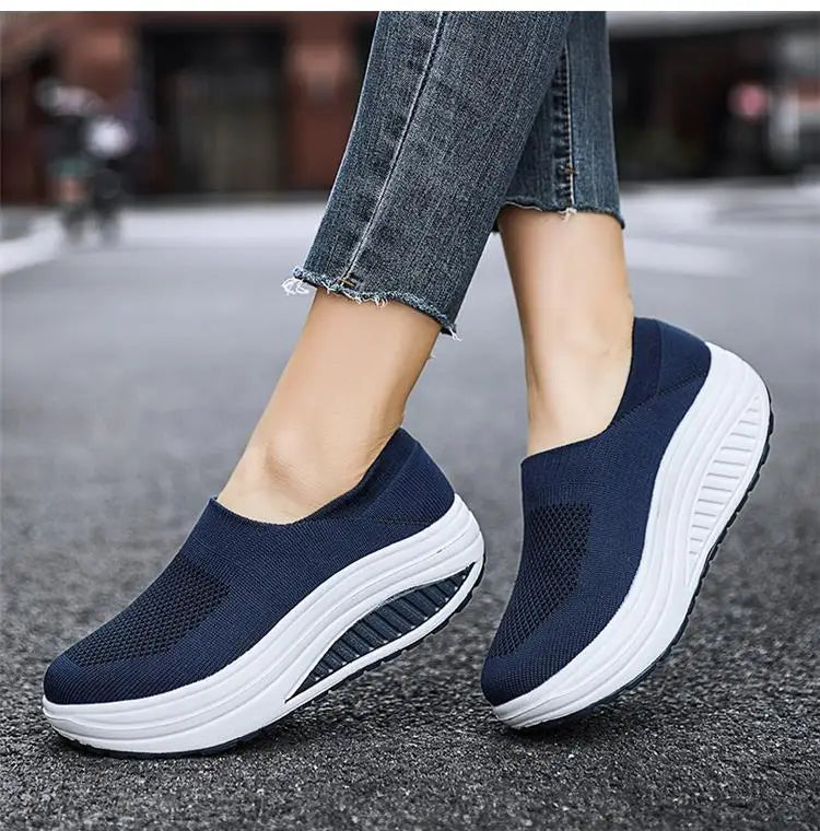 2024 Sneakers Shoes Women Footwear Platform Sneakers Trainers Shoes Ladies Loafers Chunky Sneakers Slip On Mujer Shoes Woman