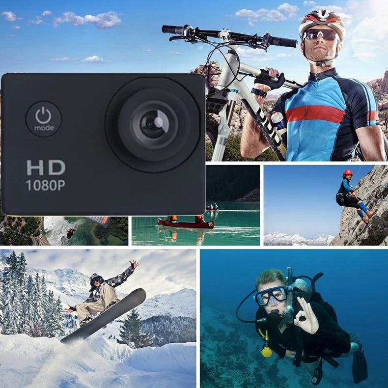 Underwater Waterproof Sports Dv Multifunctional Outdoor Riding Locomotive Sports Camera Sports Camera Diving Camera