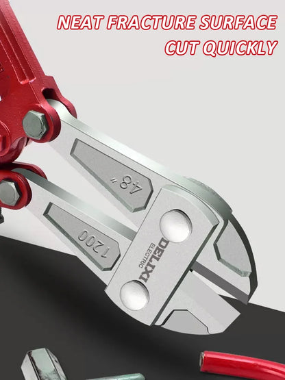 DELIXI ELECTRIC Rebar Pliers Wire Cutters Wire Breaker Scissors Multi-functional Labor-saving Wire Shears Cutting Wire Pliers