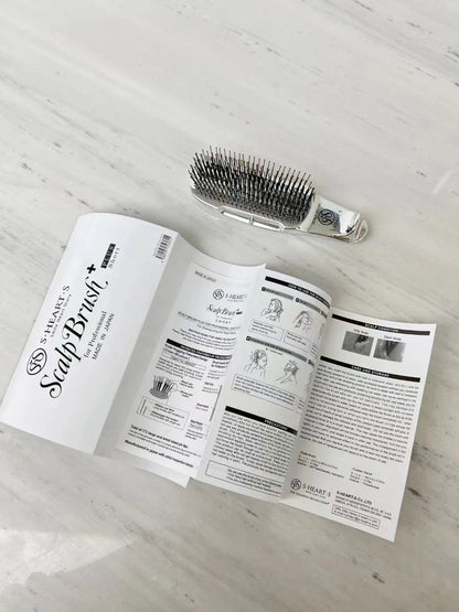 S Heart S Scalp Brush World Model (Short) Gold Black Silver New Package from Japan