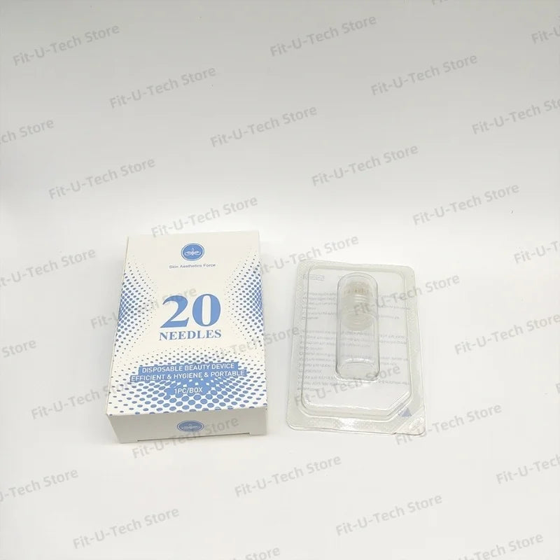 Hydra Roller 20pins Micro Titanium Needle Tips Derma Roller Skin Care Anti Aging Whitening Bottle Roller Reusable