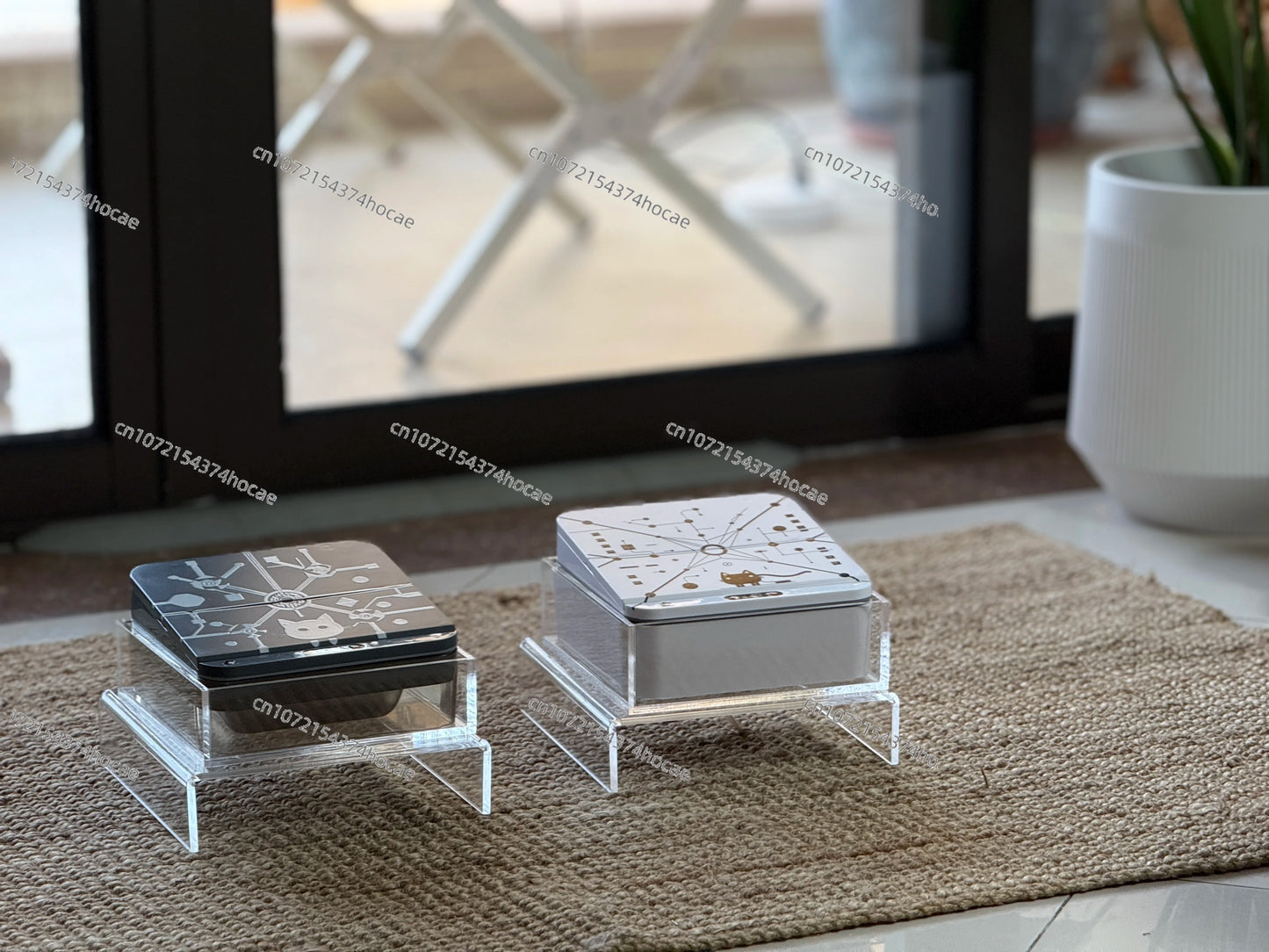 Smart Automatic Pet Feeder With RFID Sensor, Elevated Base, and 650ml Capacity for Wet & Dry Food