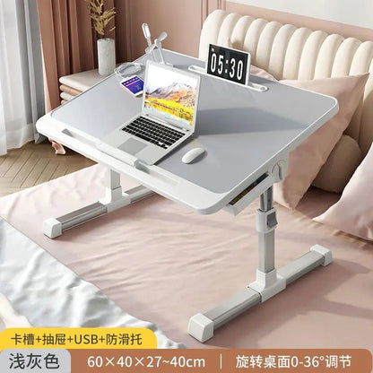 Bed Dormitory Student Writing Bed Desk Laptop Office Small Table Board Foldable Lift