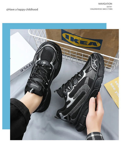 Sneakers Women Trends  Platform Shoes Lightweight Outdoor Sports Shoes Breathable Running Shoes Lace Up Casual