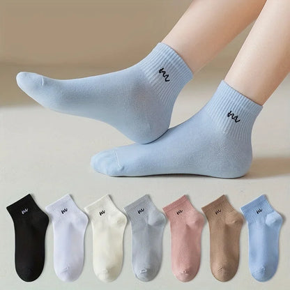 5 pairs of short sports socks for one sale, comfortable and breathable short socks sock