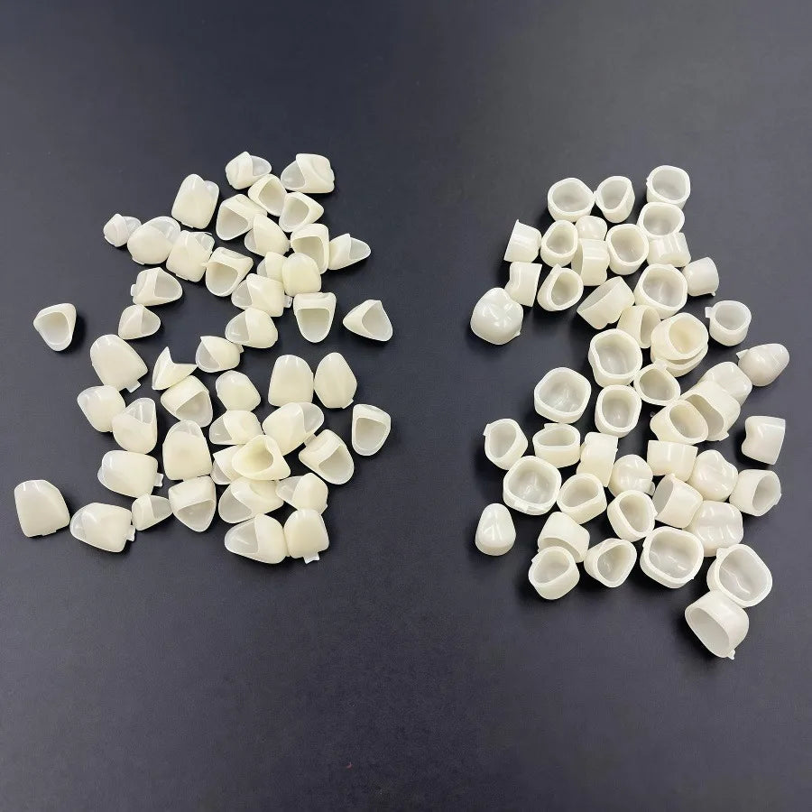 Teeth Veneers Dentistry Tooth Whitening Tools 50 Pcs/Box Dental Temporary Crown Kit Anterior Front Molar Posterior