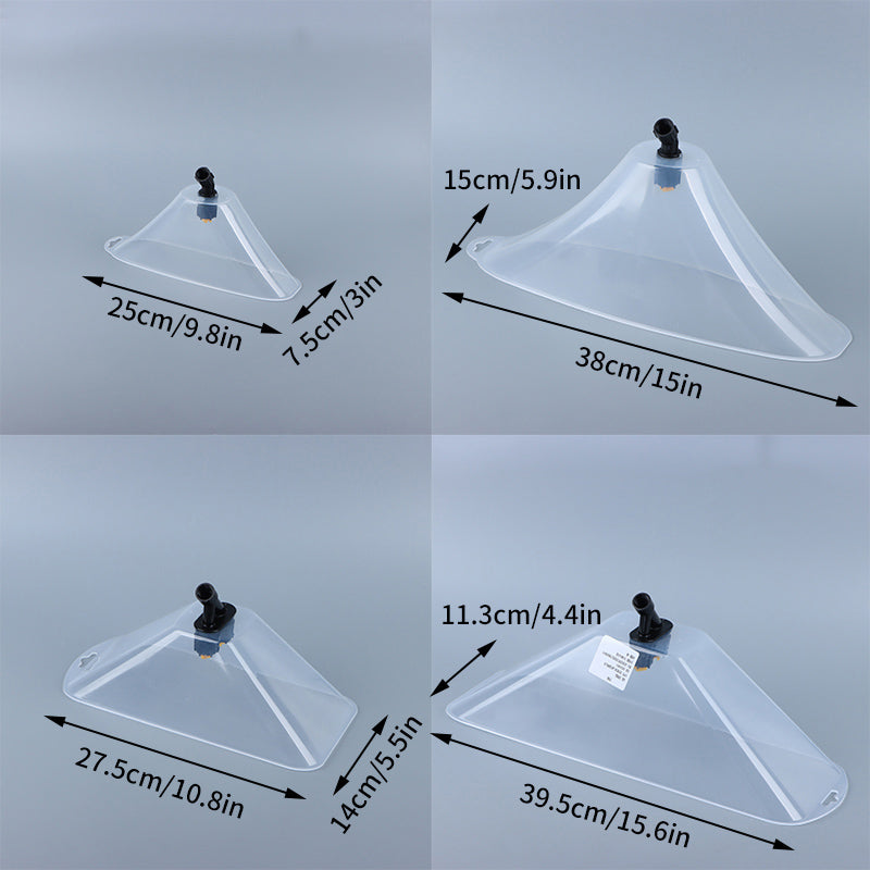 Windproof Nozzle Agricultural Electric Sprayer Nozzle Fan-type Spray Nozzle Wind Shield Agricultural Garden Irrigation Supplies