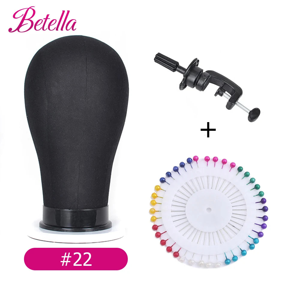 Canvas Block Head Kit Training Mannequin Wig Head Display Styling Mannequin Manikin Head Wig Stand wig head Stand