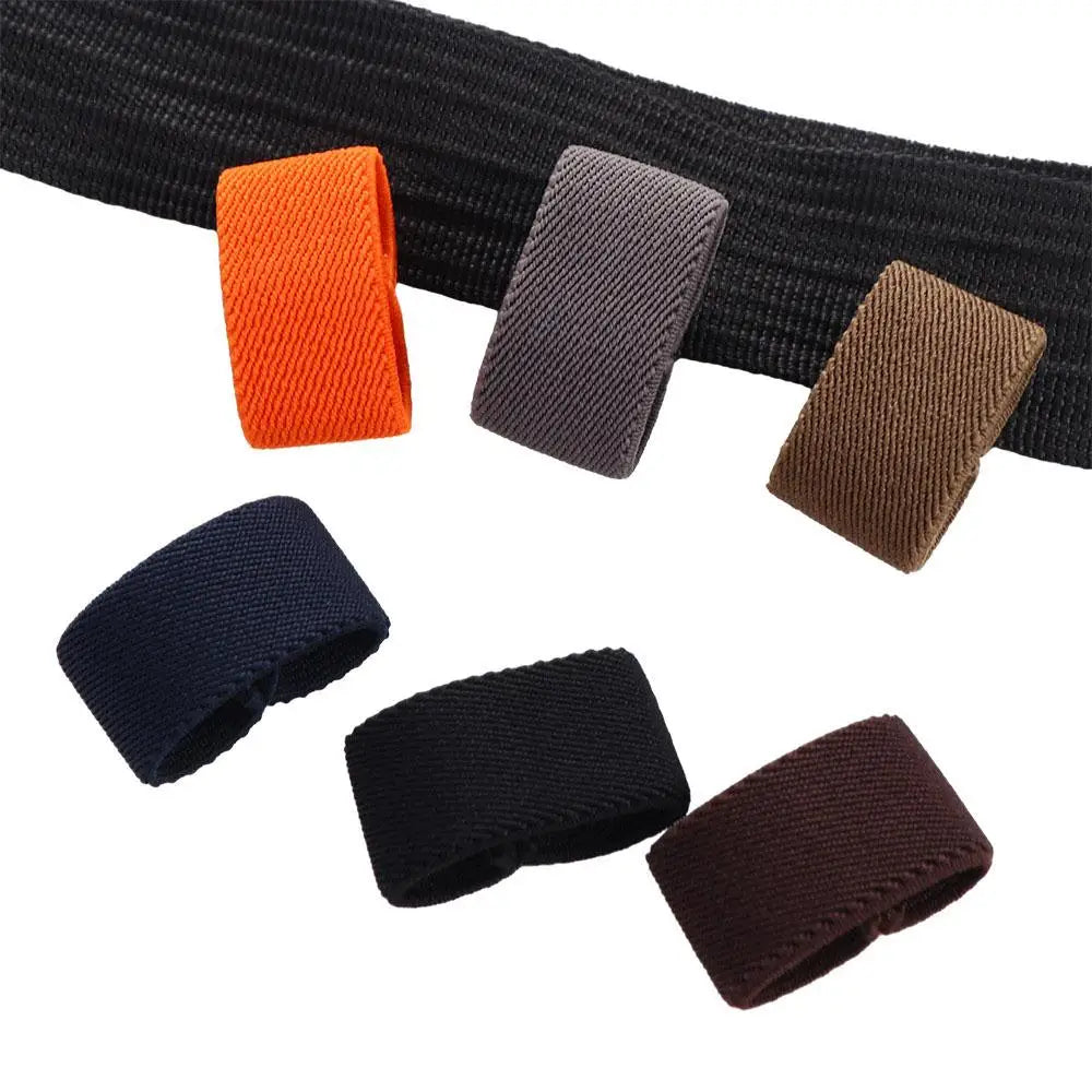 Belt Clip Elastic Webbing Accessory Keeper For Belt New Thickened Belt Loop Fixed Trouser Belt Belt Elastic Ring Elastic Buckle