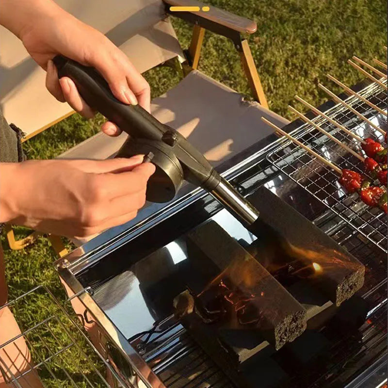 【Hot sales】 Portable Hand-Operated Blower for BBQ, Camping, and Fire Making-Effective and Easy-to-Use Stored Access