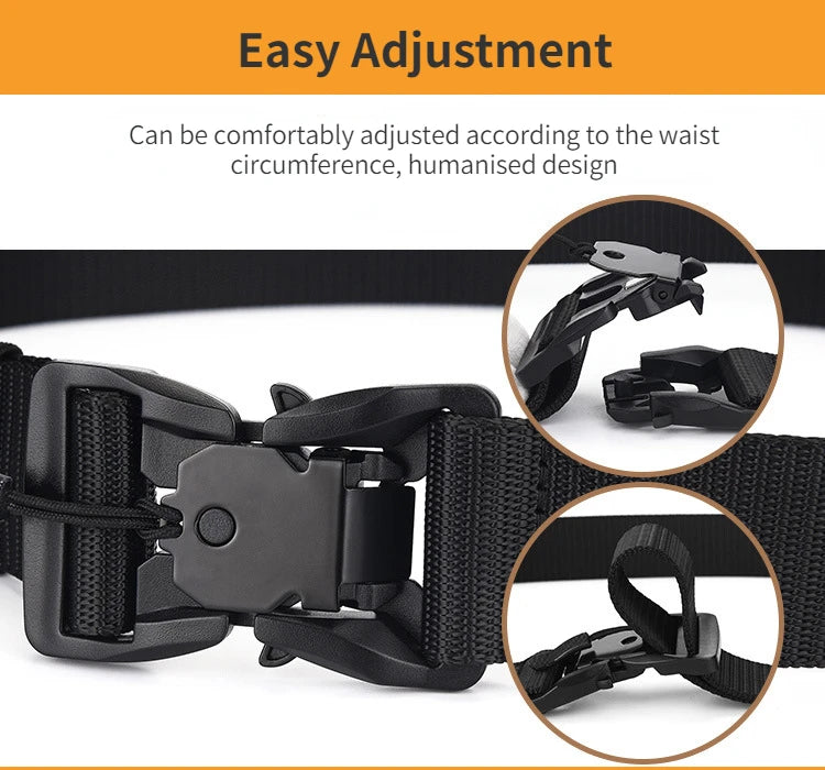 Tactical Belt Magnetic Buckle Belt Casual Nylon Tooling Training Belt Men's Trousers Belt Designer Men and Women Belt