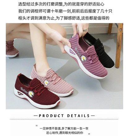 2025 Fashionable Lightweight Women's Spring/Autumn Flats: Comfortable Casual Single Shoes in Cotton Fabric womens shoes