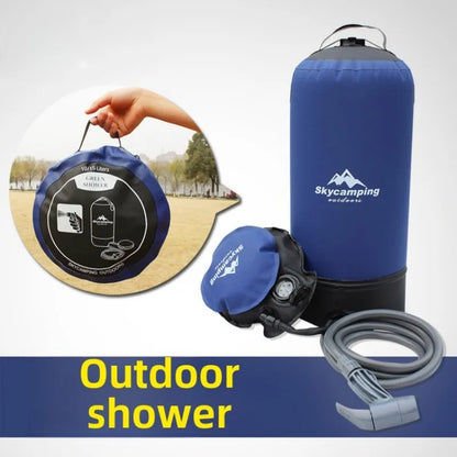 Outdoor Gadgets Shower Bag Camping Folding Shower Bag Bath Bag Hot Water Bag for Bathing Camping Gear  Multitool