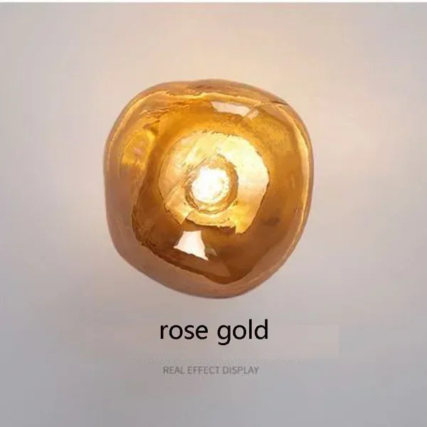 Lava Wall Lamp Glass Background Wall Decorative Nordic Living Room Lamp Bedroom Bedside Lamp Staircase Bar