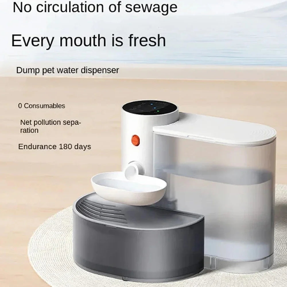 Dog and Cat Water Dispenser, Pet Water Dispenser, Dumping Cat Water Dispenser, Running Water Charging Automatic Water Feeder