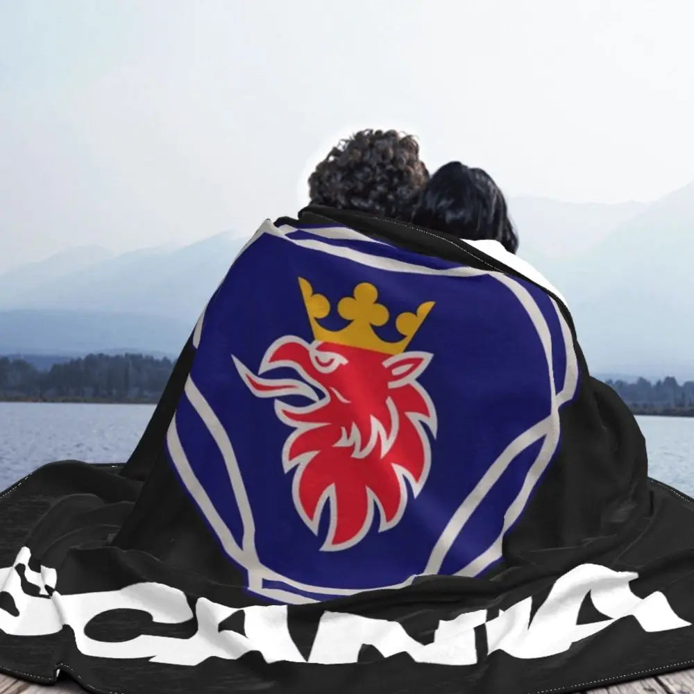 Sweden Saabs Scanias Blankets Fleece Winter Portable Lightweight Thin Throw Blanket for Bedding Travel Bedspread