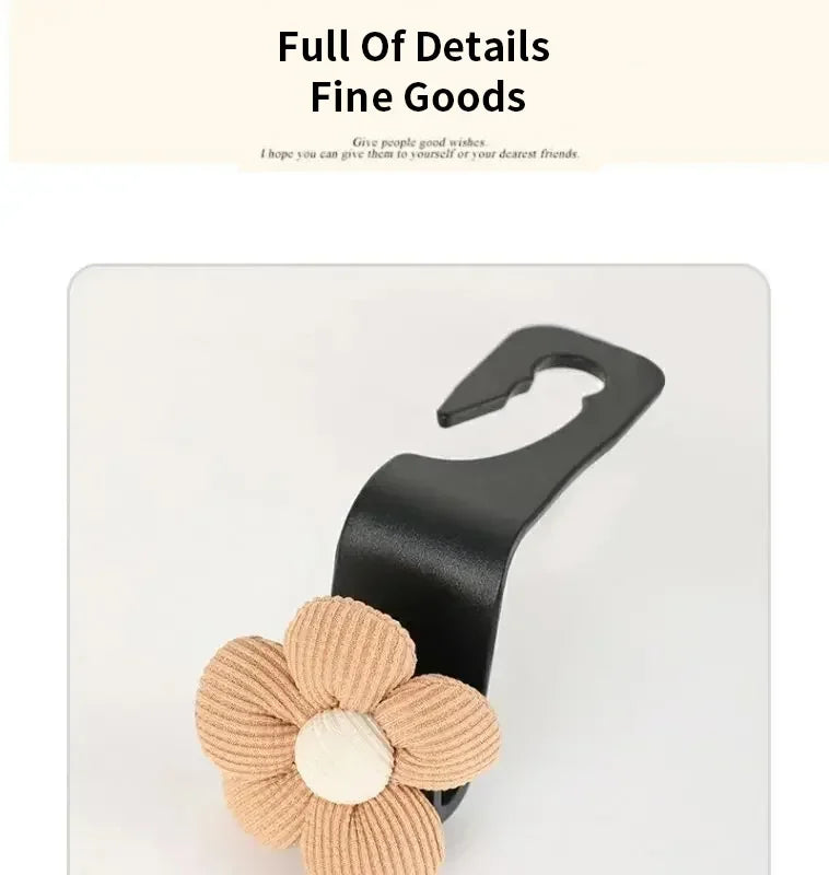 Hooks Car Clips Seat Headrest Organizer Auto Holder Fastener Hangers Interior Universal for Accessories