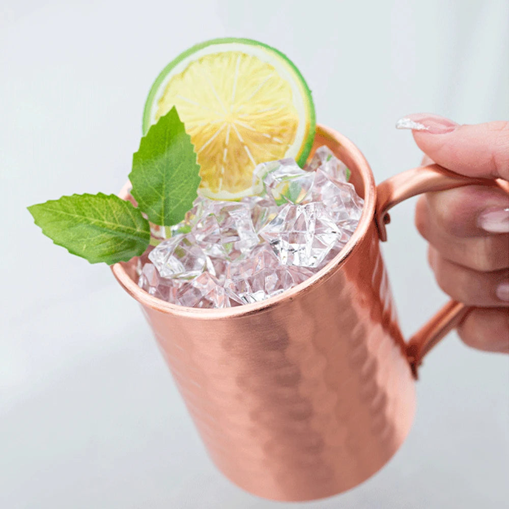 1pc 450ml Copper Moscow Mule Mug Durable Stainless steel Beer Mugs Coffee Mug Milk Cup  Bar Cup Drinkware 2025 New