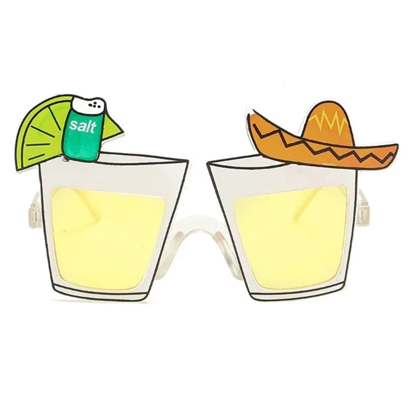 Flamingo Party Glasses Hawaii Party Sunglasses Beach Sunglasses Party Favor M6CD