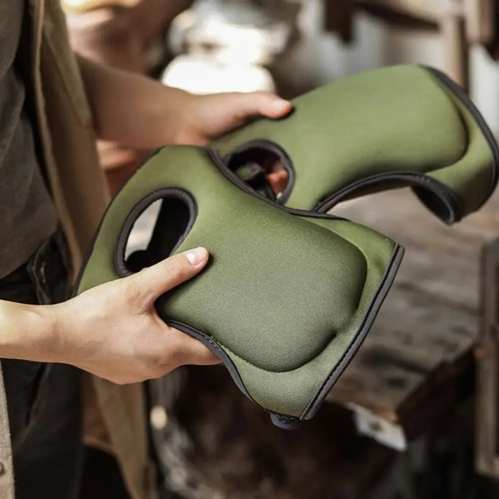 1Pair Elastic Garden Knee Pads Anti Slip Adjustable Knee Protection Thickened Soft Kneeling Cushion Scrubbing Floor