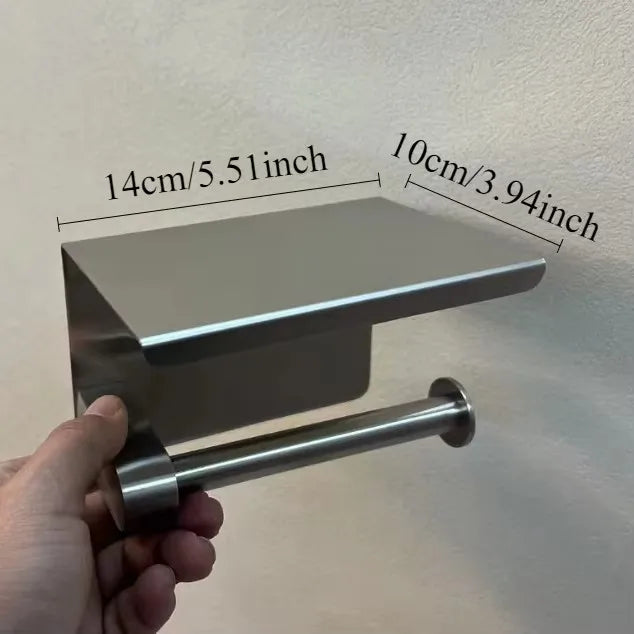 Stainless steel tissue holder for bathroom accessories