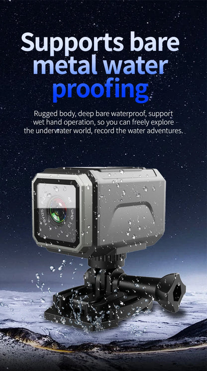 4K Ultra HD WiFi Camera/Mini Outdoor Sports Camera/Motorcycle Camera/Bicycle Riding Camera/Wearable Helmet Camera