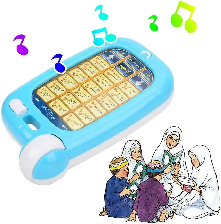 Phone Toys Arabic 18 Chapter Al Quran Islamic Phone Toys Children Early Educational Toy for Toddlers Baby Boys Girls Learning