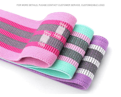 New Fitness Resistance Bands Hip Expansion Fitness Cloth Rubber Bands Stretch Expanders for Home Fitness Exercise Equipment