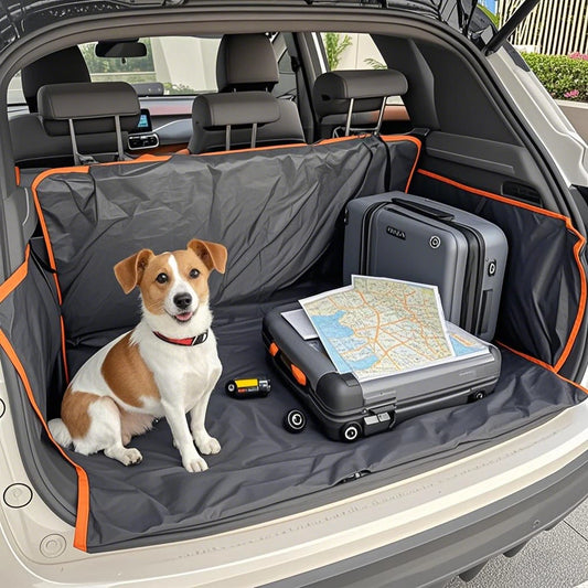 Universal Waterproof SUV Cargo Liner Trunk Seat Cover Anti slip and fouling Removable Washable Car Interior Protection Accessory