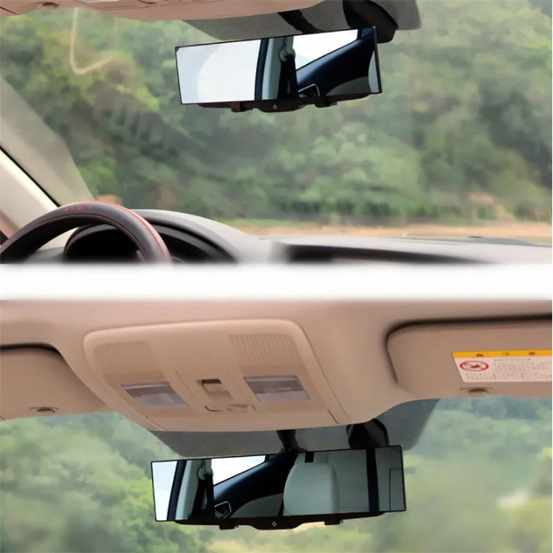 Car Mirror Interior Rearview Mirrors Universal Auto Rear View Mirror Anti-glare Wide-angle Surface Blue Mirror Auto Accessories