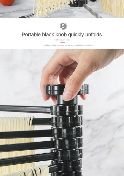 Drying rack manual rotating drying rack wake-up special hanging rack foldable easy to store kitchen tools