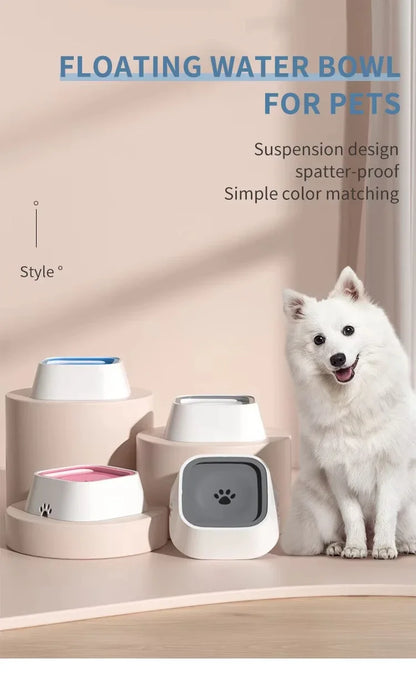 Dog Bowl No Spill, Pet Water Bowl No Drip Slow Water Feeder Cat Bowl, Pet Water Dispenser,Large Capacity Travel Water Bowl