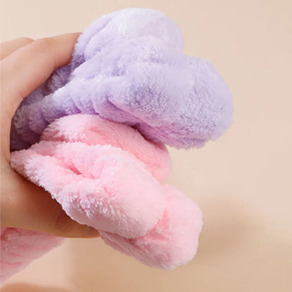 4pcs Skincare Accessories For Face Wash Skincare Hair Accessories，Sponge Spa Headbands & Wristband Set, For Washing Face Makeup