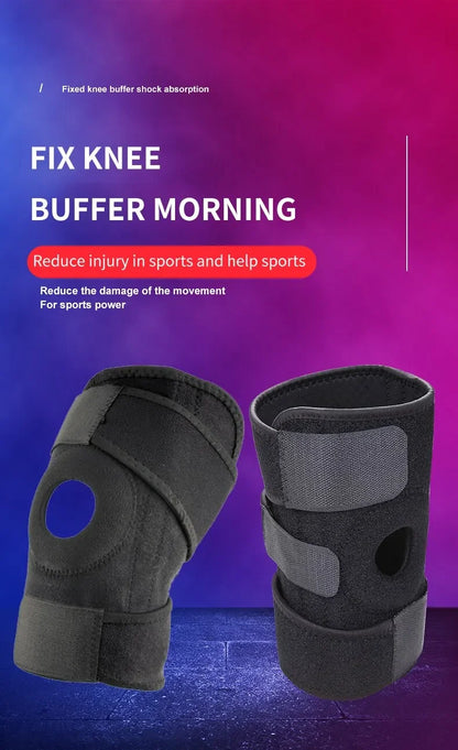 Knee brace without side stabilizer breathable adjustable knee support for exercise training and knee pain