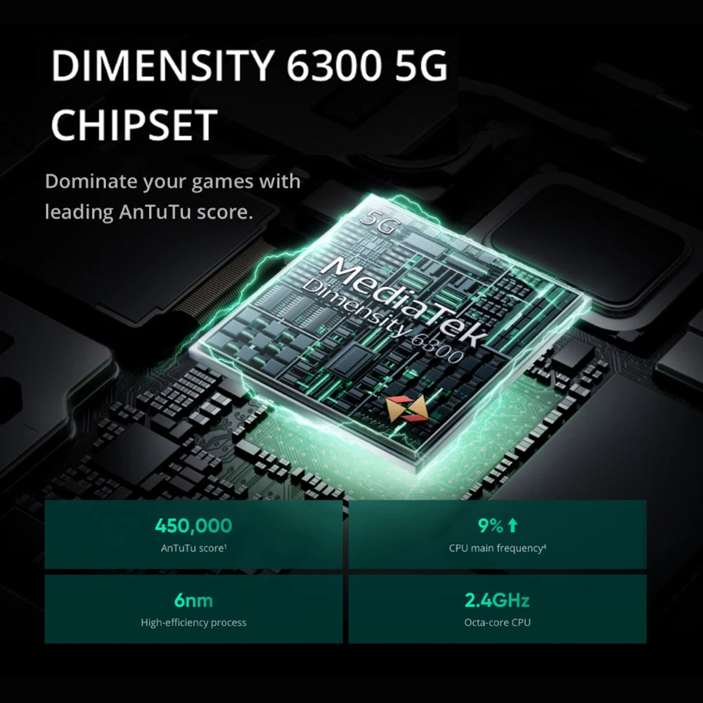 realme 13 5G Smartphone 6.72" 120Hz Display 50MP OIS Camera 120Hz LCD Eye Comfort Display 45W Fast Charge 5000mAh Battery IP64