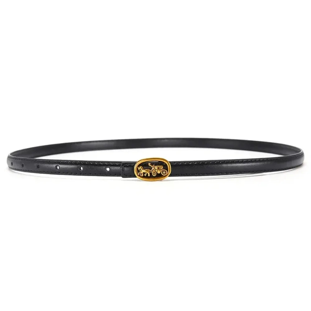 Women's Belt 2025 New Black Cow Leather Belt Accessory famous brand belt women women waist belt designer belt