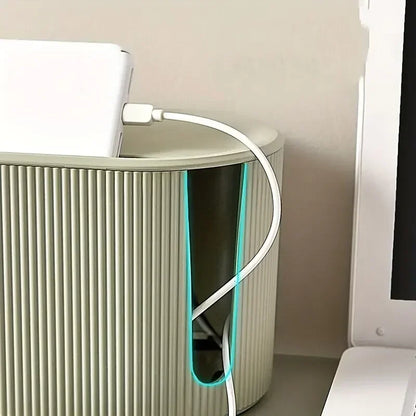 Portable Cable Management Organizer Box for Power Strips and Cord for Power StripsTV Computer Wires Hider Box for Home Office